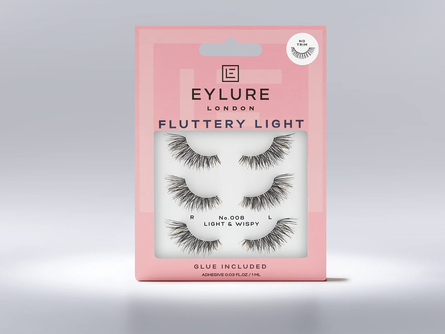 Eylure LONDON 3/4 LENGTH 008 (Glue Included)
