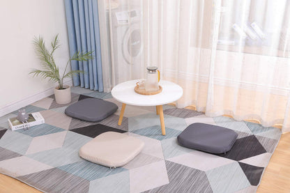 RACE LEAF Garden Chair Cushions outdoor seat cushions waterproof cushionsChair Pads,Seat Pads for Dining Chairs,Cover Indoor Outdoor Seat Pad Cushions,for Your Living Room(round Pack of 4, light grey)