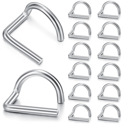 MorningRo 20 Pcs Pig Tail Pin 2'' Scaffolding Gravity Locking G Scaffolding Pins for Steel