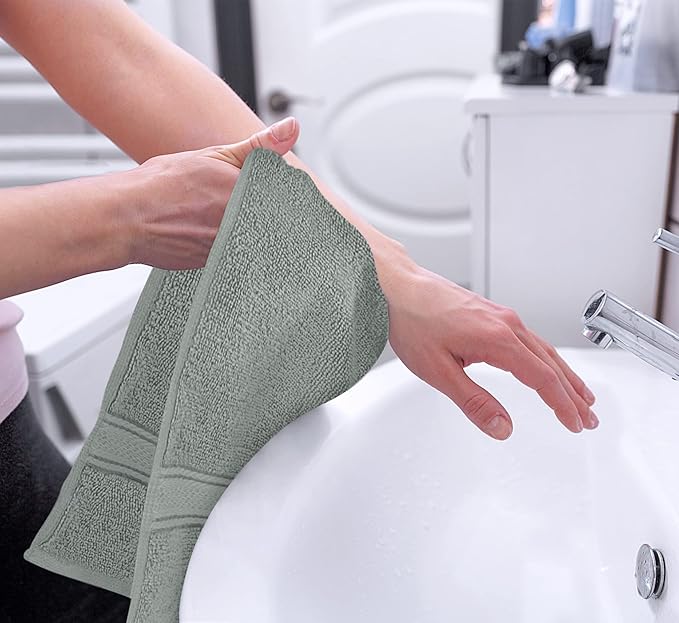 Utopia Towels 6 Pack Premium Hand Towels Set, 16 by 28 inches, 100% Ring Spun