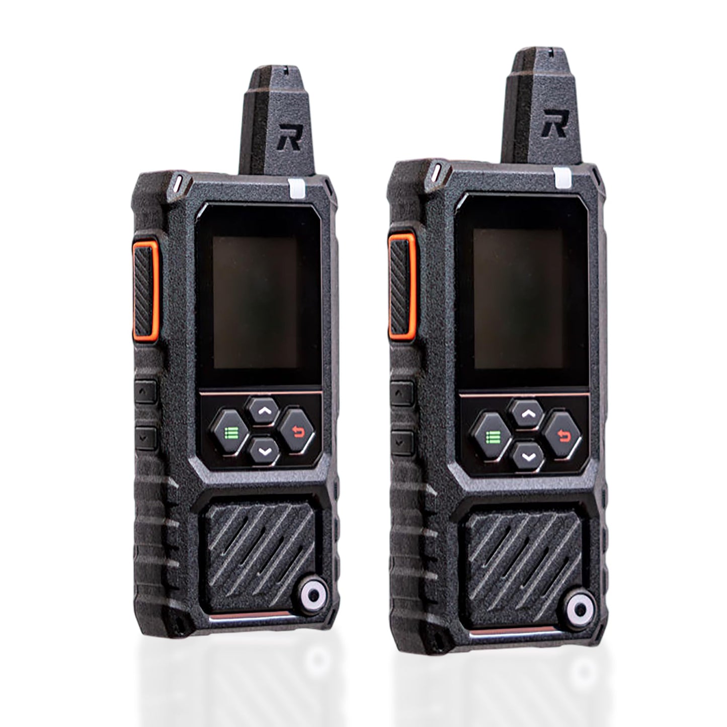 Rapid Radios RAD1 2-Pack Waterproof Rugged LTE + Wi-Fi Push-to-Talk Radio Nationwide Communication, IPX6 Weatherproof, Long Battery Life, Paging & Group Talk, PTT Radio