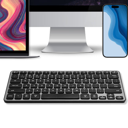 Macally Compact Bluetooth Keyboard for Mac - Premium Multi Device Connectivity - Compatible Apple Wireless Keyboard for MacBook Pro/Air, iMac, Mac mini, iPad, Laptop, and PC