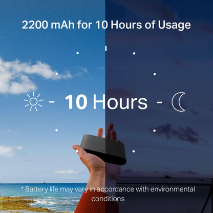 MERCUSYS MT110 Mifi Portable WiFi 4G LTE Router, Fast150 Mbps Speeds, 2200mAh Battery for up to 10 Hours, 4G Router with Sim Slot,Connect up to 10 Devices Simultaneously, App Easy Control