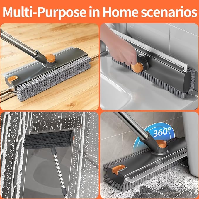 3 in 1 Floor Scrub Brush, Floor Scrubber