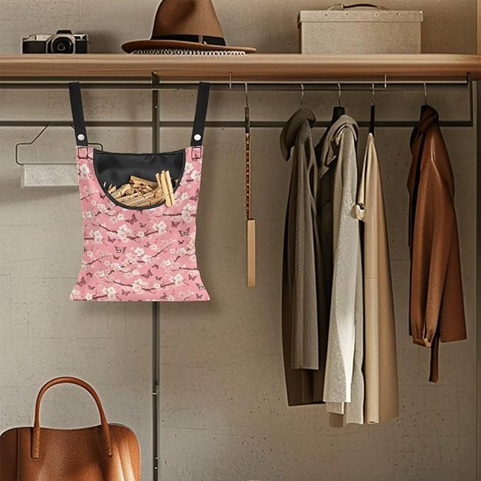 Clothespin Bag for Outdoor Laundry Clothesline and Clothes Pin Holder