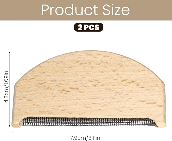 2PCS Cashmere Combs Sweater Comb to Remove Pilling, Manual Pilling Remover