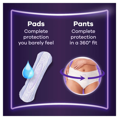 Always Discreet Incontinence Pads Women, Ultimate Night, Absorbency 8, 48 Sanitary Towels (12 x 4), Extra Secure Bladder Weakness, Odour Neutraliser