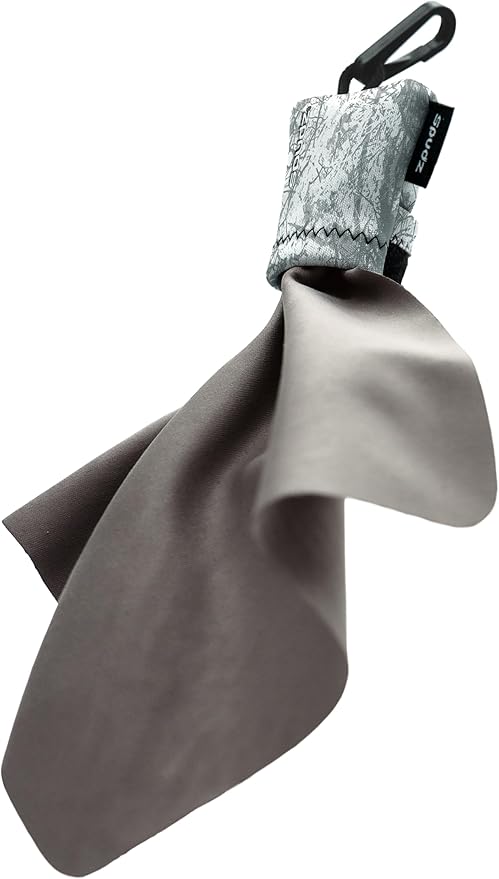 SPUDZ Ultra Microfiber Lens Cleaner – Closable Pouch, Washable –