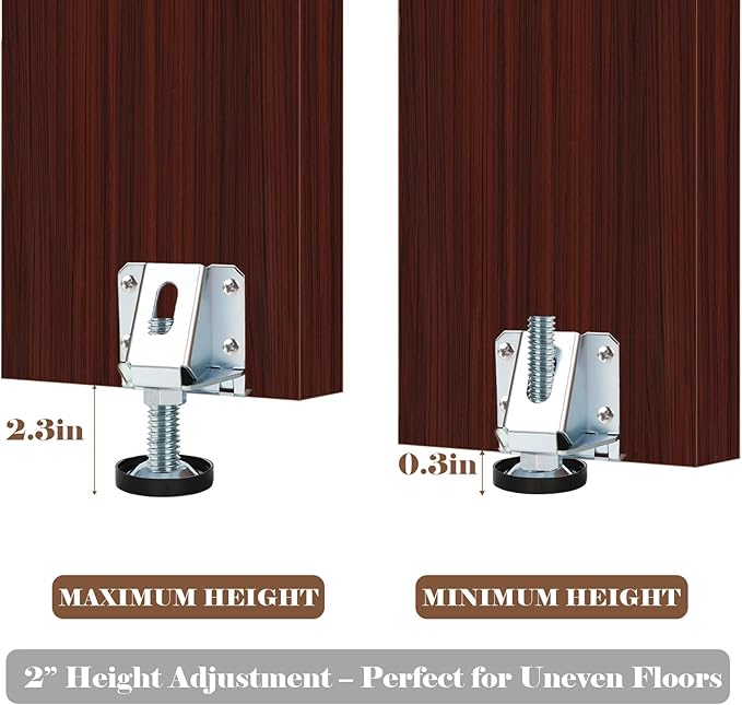 Heavy Duty Leveling Feet, 4 Pack Adjustable Furniture Levelers
