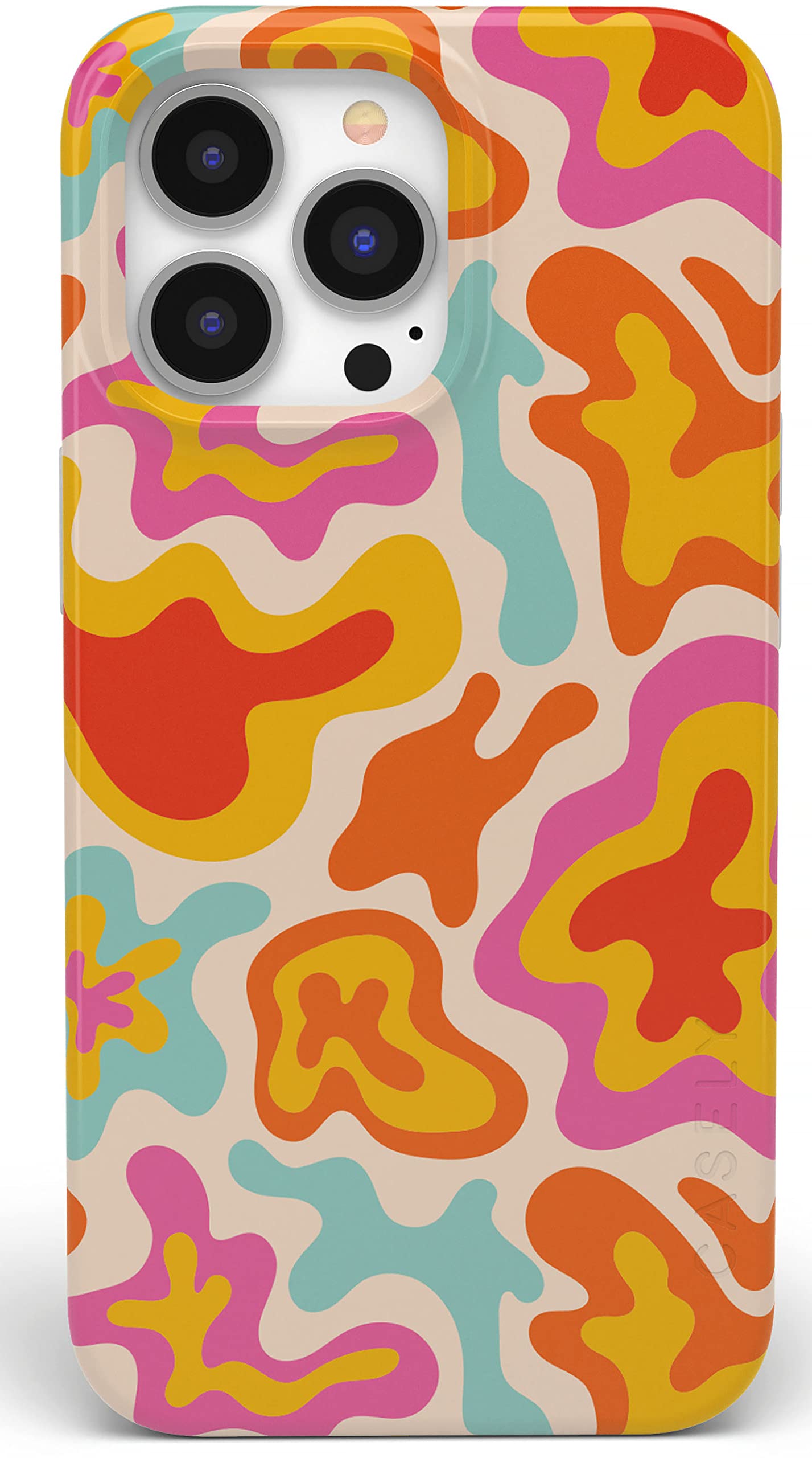 Casely iPhone 14 Pro Max Case | Fit Check | Neutral Checkerboard | Compatible with MagSafe | Classic Ultra Slim Design