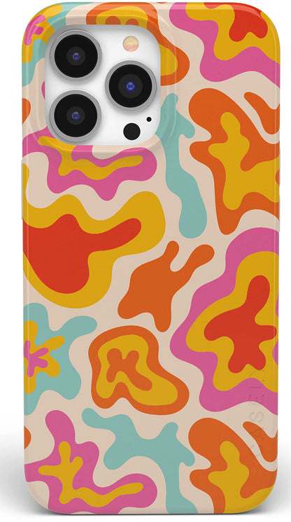 Casely iPhone 14 Pro Max Case | Fit Check | Neutral Checkerboard | Compatible with MagSafe | Classic Ultra Slim Design