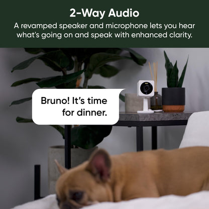 Wyze Cam OG Indoor/Outdoor 1080p Wi-Fi Smart Home Security Camera with Color Night Vision, Built-in Spotlight, Motion Detection, 2-Way Audio, Compatible with Alexa & Google, White, Free Expert Setup