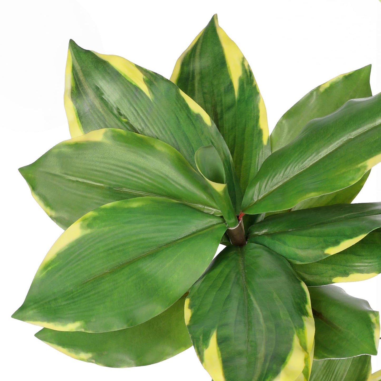 Artificial Tree 2.95Ft Faux Agave Plant Fake Tropical Yucca Palm Tree with 6 Heads in Pot Fake Dracaena Plants Tree for Home Decor Modern Office House Decoration Housewarming Gift Green