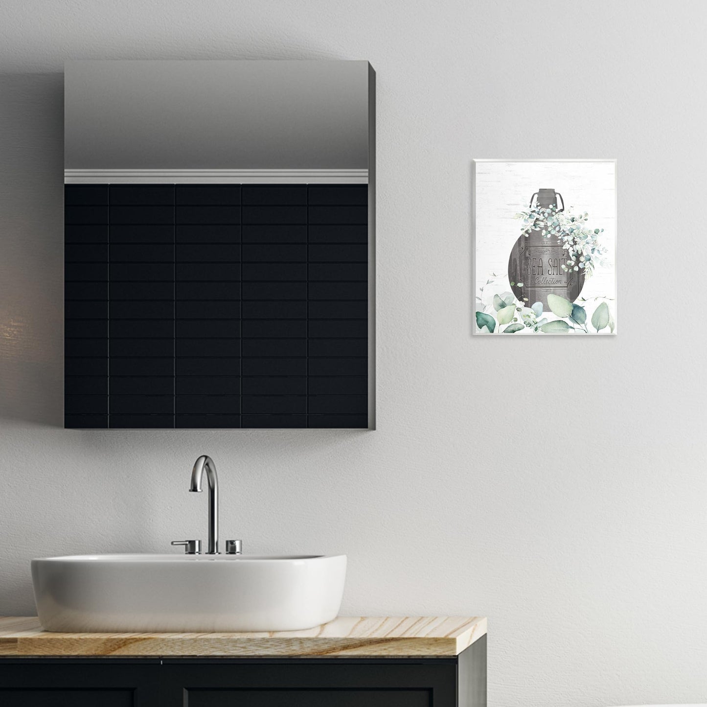 'Sea Salt Collection Bottle'| Wall Plaque Art