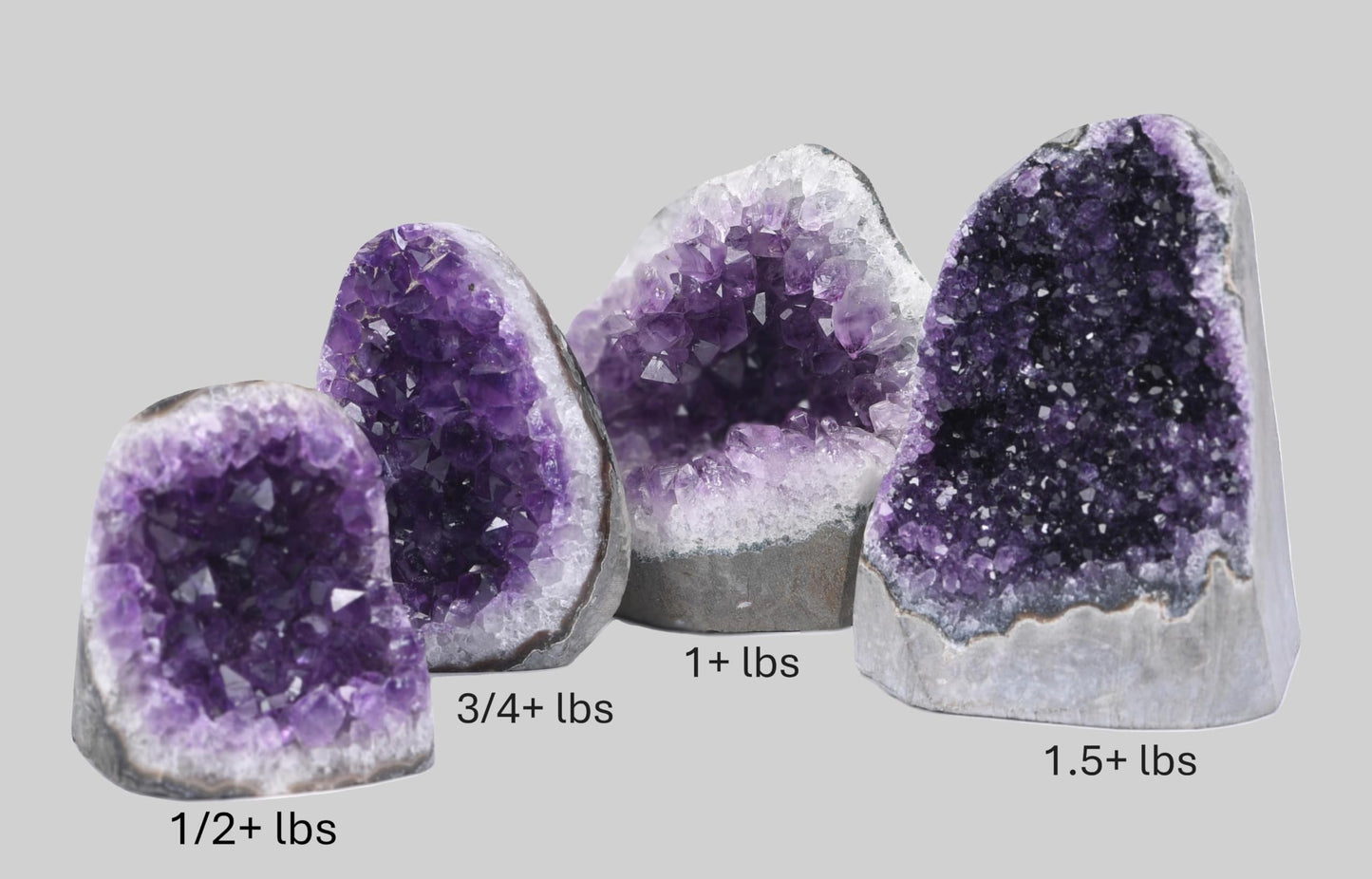 Premium Amethyst Geode Stone Large Crystal Cluster [2 to 2.5 lb.] - Each Piece is Unique & Natural - Real Raw Healing Crystal Rock from Uruguay - Deep Purple Decoration - FREE Selenite Wand