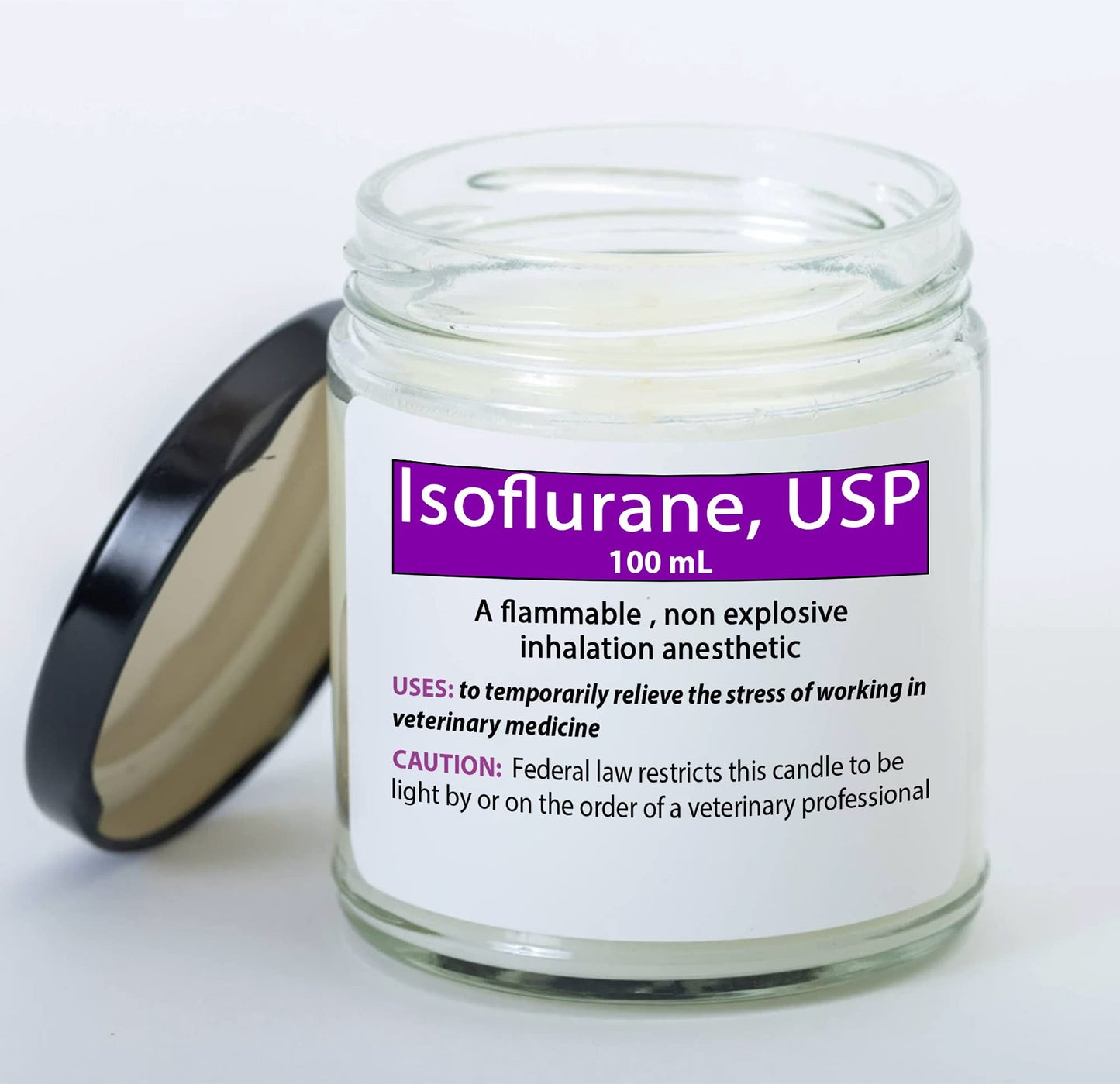 Veterinary Life Vanilla Candle Isoflurane for Veterinary Professionals Gift for Vet Tech Veterinarian, Animals Care Gift for Vet Tech Vet Assistant Women Men On Birthday Christmas Retirement Vet Week