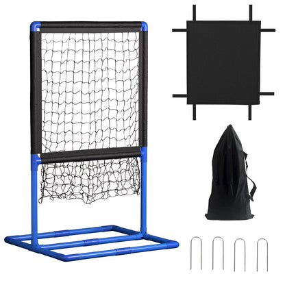 Olpchee Strike Zone Target for Plastic Balls Portable Pitching Training Strike Zone Target Set Up and Assemble Easily(Blue)