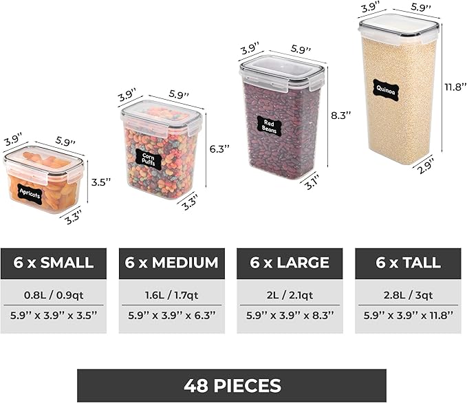 Freshware Kitchen Storage Containers