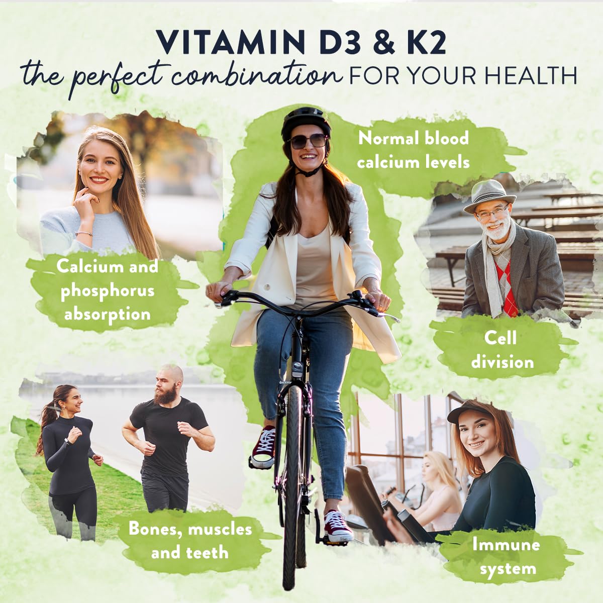 Vitamin D3 K2 MK7 (99.9% All-Trans) with Extra Virgin Olive Oil - 180 Softgels D3 and K2 Vitamin Supplements