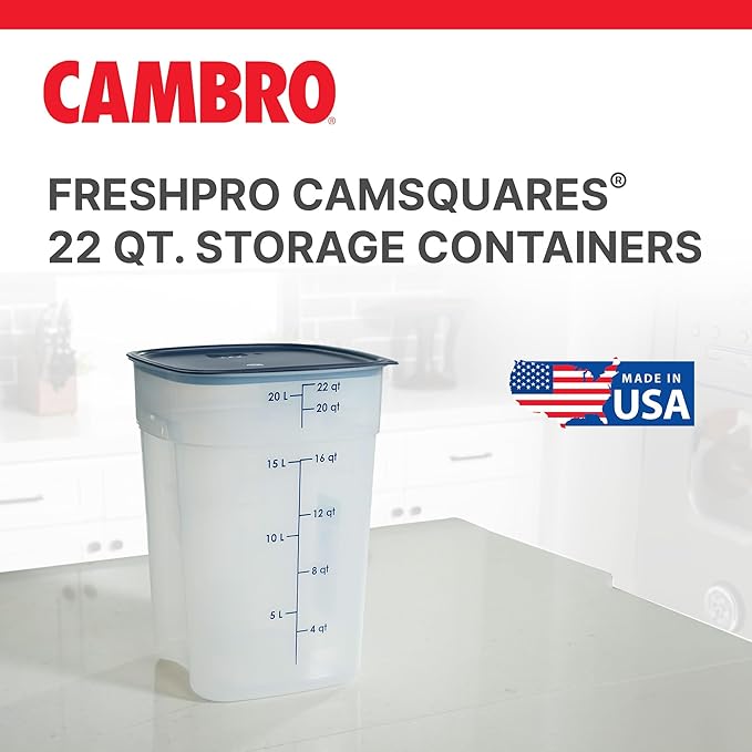 Cambro FreshPro 22 Quart Food Storage Container