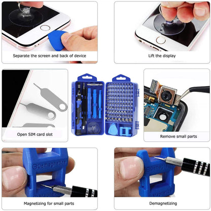 YINSAN Precision Screwdrivers Set, Mini Magnetic Electronics Repair Tool Kit for iPhone iPad Laptop PC Computer MacBook Tablet Phone Watch Glasses Gaming Console Controller Ring Doorbell Drone Camera