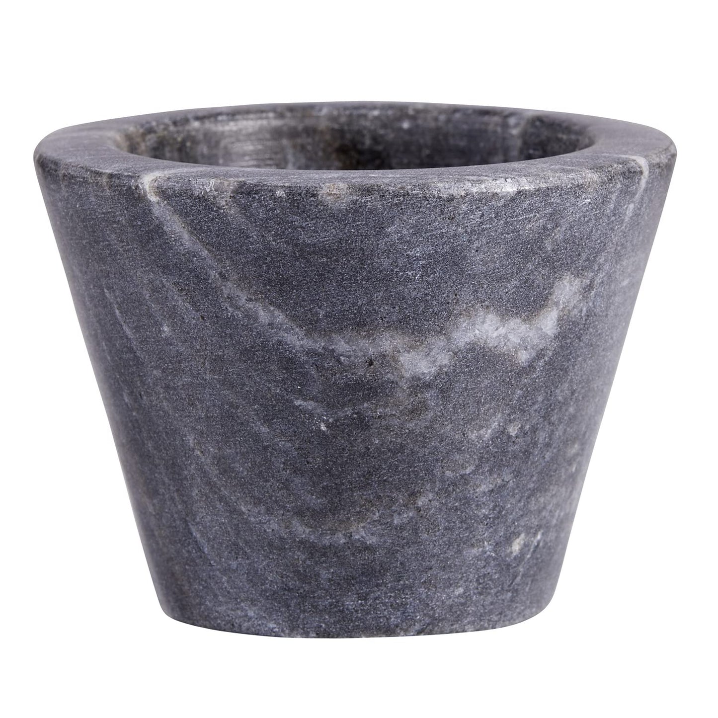 Santa Barbara Design Studio Table Sugar Marble Pinch Pot, 2-Inch Diameter, Black