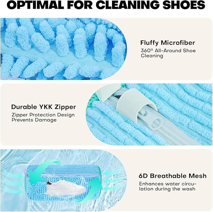 Shoe Washing Machine Bag: Laundry Shoe Bag