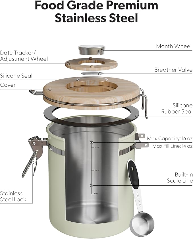Veken Coffee Sugar Canister