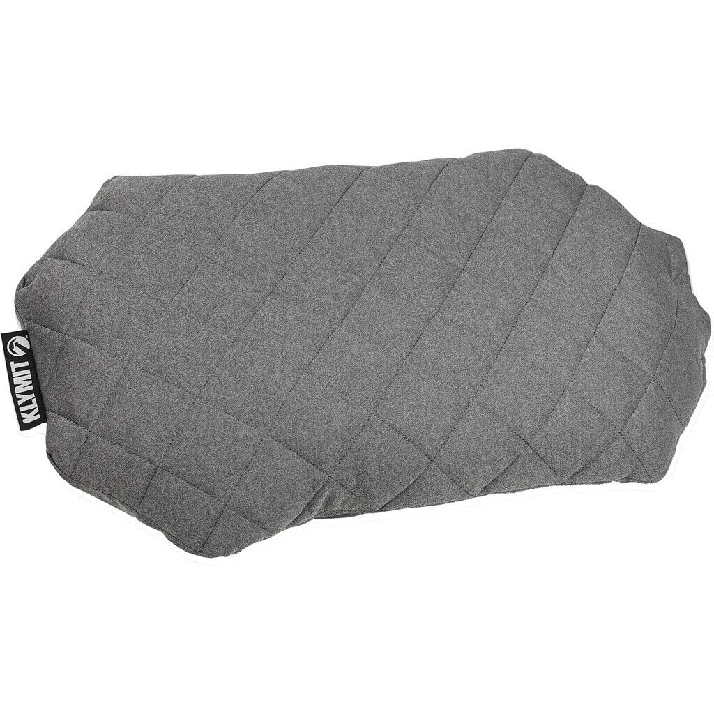 Klymit Luxe Travel Pillow and Insulated Static V Inflatable Sleeping Pad Bundle for Camping and Backpacking