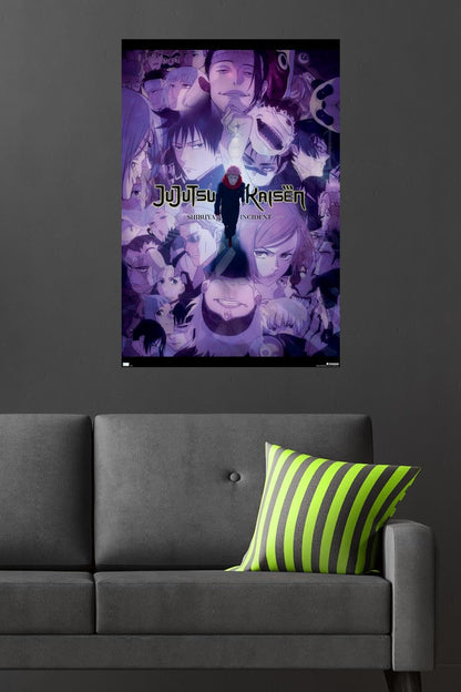Jujutsu Kaisen: Season 2 - Shibuya Incident Key Art Wall Poster, 34L" x 22.4W", Unframed Version