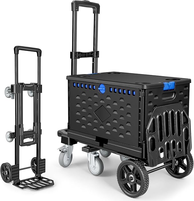 KEDSUM 4-in-1 Convertible Dolly Cart