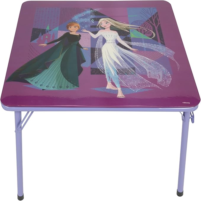 Disney Frozen Kids Folding Table & Chairs Set