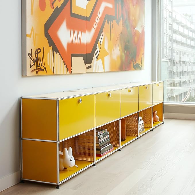 Modern Storage Cabinet Sideboard Versatile Free-Standing Organizer Cabinets