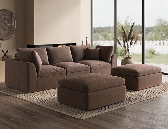 ohllob 110" Cloud Sectional Couches