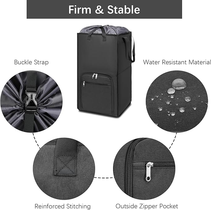 Bukere Extra Large Rolling Laundry Basket