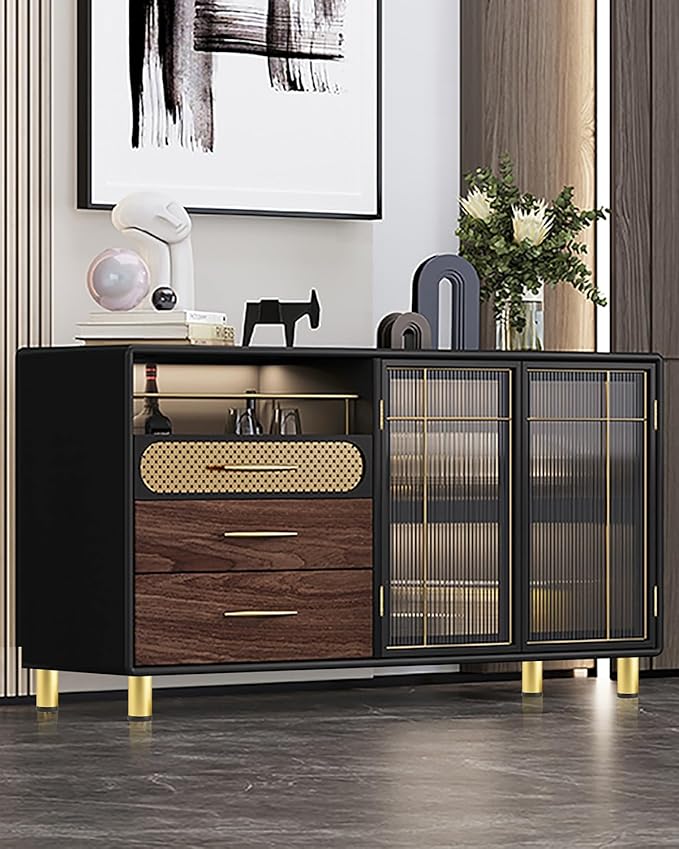 4 Pack Gold Furniture Legs 3 Inch Dresser Support Feet Metal Cabinet Adjustable