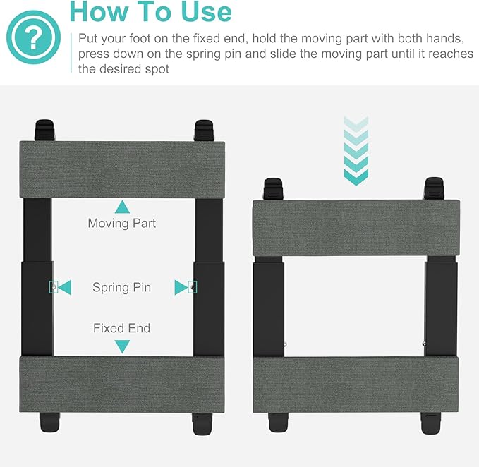 Heavy Duty Adjustable Furniture Moving Dolly