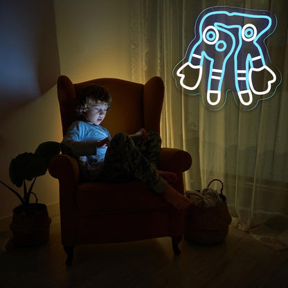 Game Neon Sign, Dimmable 67 Funny Figures Wall Light Decor for Bedroom Club Cafe Bar Funny Fans Birthdays Gifts12.6 * 12.2Inch