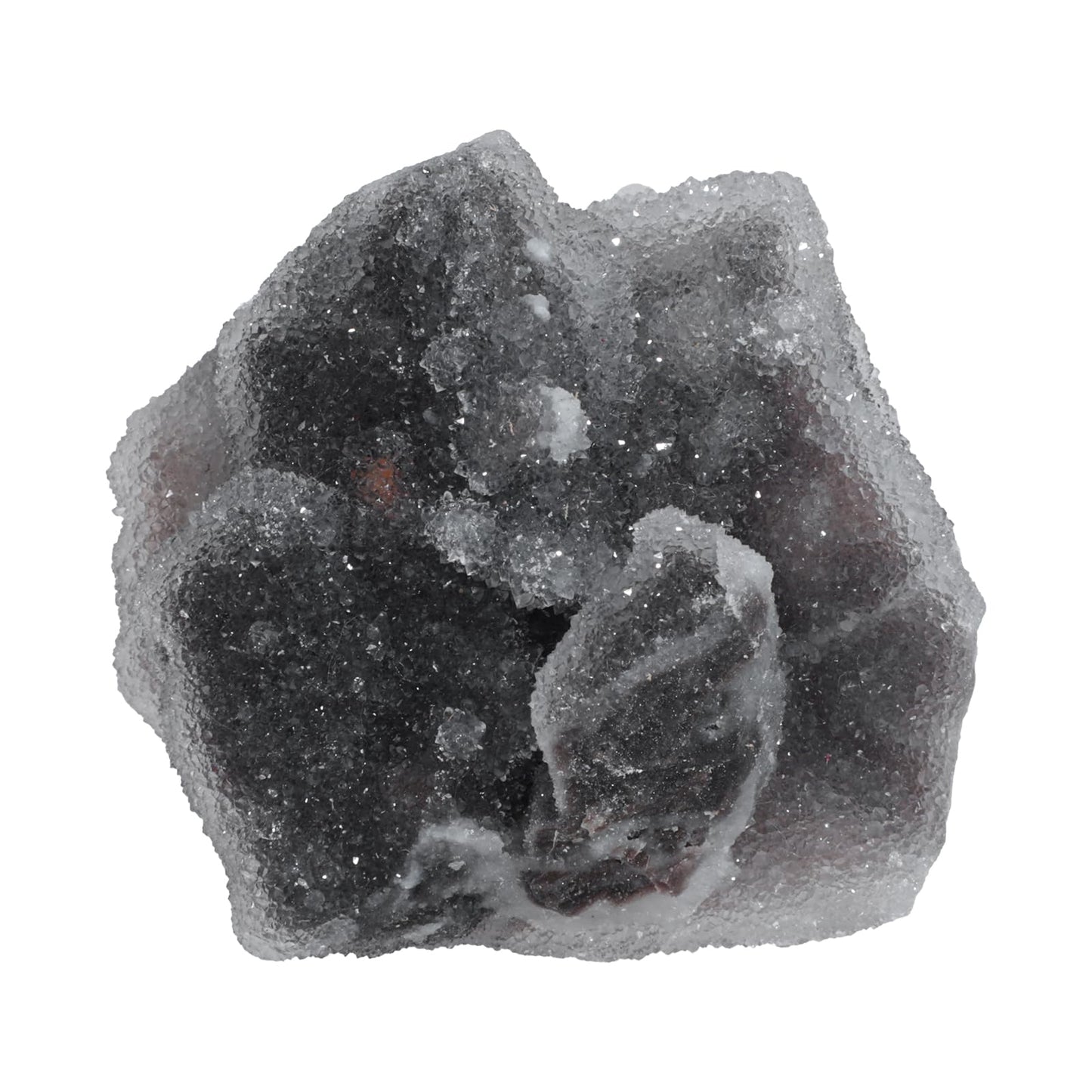 dssmboom Natural Sphalerite Crystal Geode Cluster for Home Decor, Raw Stone Mineral Specimen Decoration for Fengshui, 101g-200g