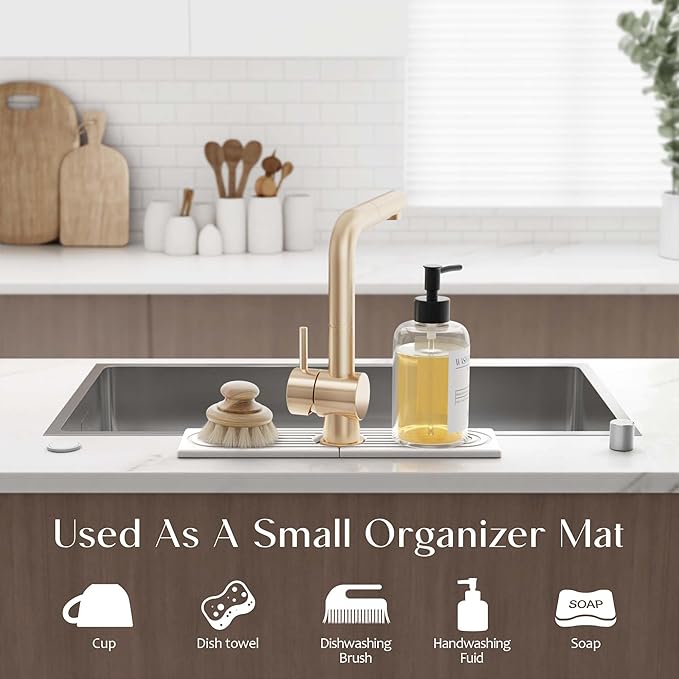 Kitchen Sink Faucet Mat