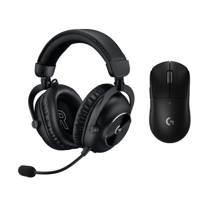 Logitech G PRO X SUPERLIGHT 2 Wireless Gaming Mouse, 60g Pro-Grade with 5 Programmable Buttons, 44k DPI Sensor, 8kHz Report Rate, USB-C Charging for PC/Mac - Black