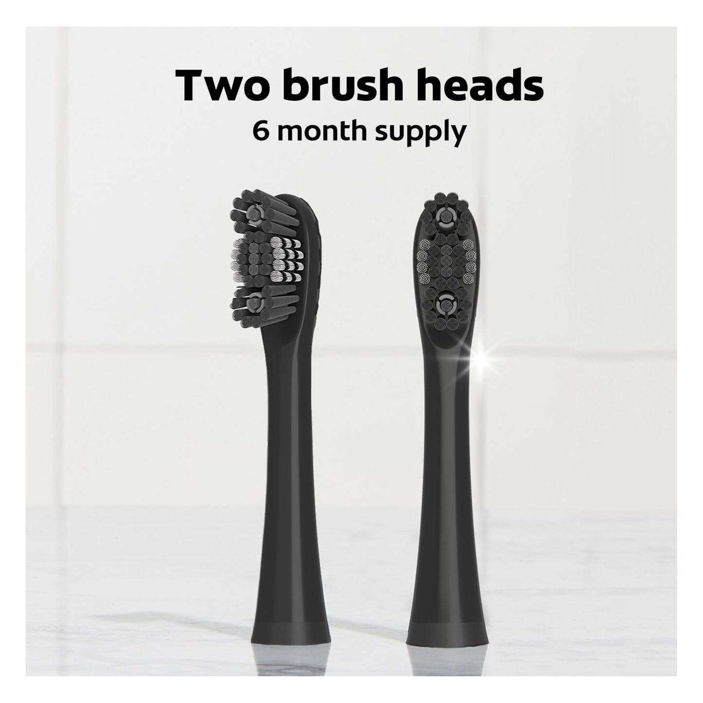 Colgate 360 Vibrate Charcoal Battery Operated Toothbrush Pack, Soft with 1 AAA Battery Included, Black, 2 Count