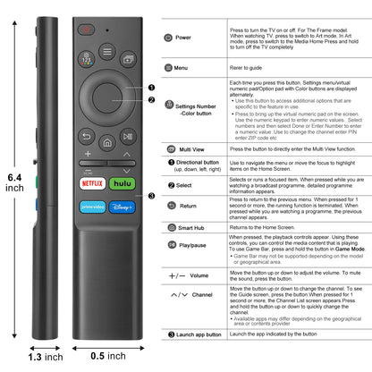 Voice Remote Only for TCL-Google-TV-Remote-Control Replacement,RC813 Remote Compatible with TCL 4k QLED/UHD/QD-Mini LED Series Smart TVs(Not for Fi & Roku TVs)