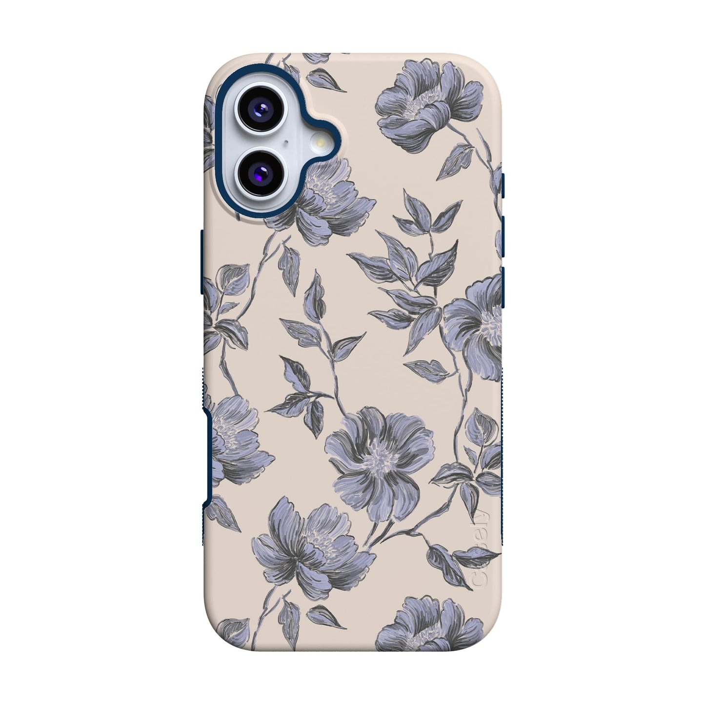 Casely iPhone 16 Plus Case | Blue Stripes | Sunday Best | Compatible with MagSafe | Bold Protective Design