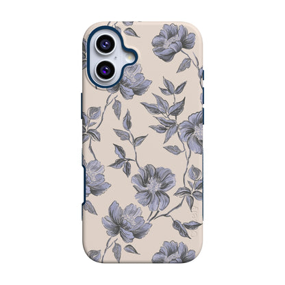 Casely iPhone 16 Plus Case | Blue Stripes | Sunday Best | Compatible with MagSafe | Bold Protective Design