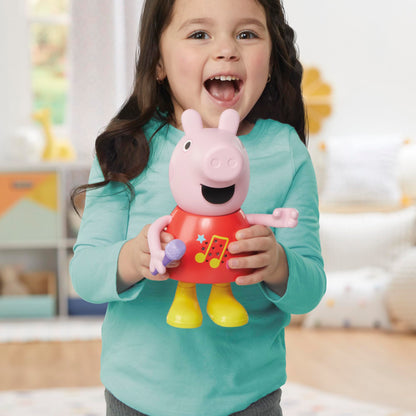 Peppa Pig Talk & Sing Peppa Doll - English Version, Pink, 20 cm