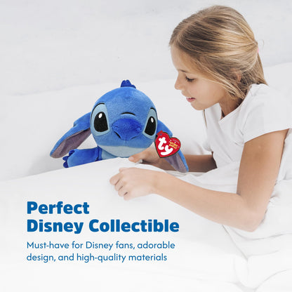 TY Stitch Beanie Babies 15CM – As Seen in the Movie, Soft Plush Toy with Sound, Collectible and Cuddly Plushies for Kids