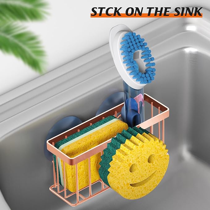 Sponge Holder Smiley Face, Sink Caddy