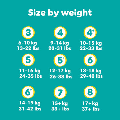 Pampers Baby-Dry Size 8, 120 Nappies, 17kg+, Monthly Pack, Up to a 100% Leak-Free Night