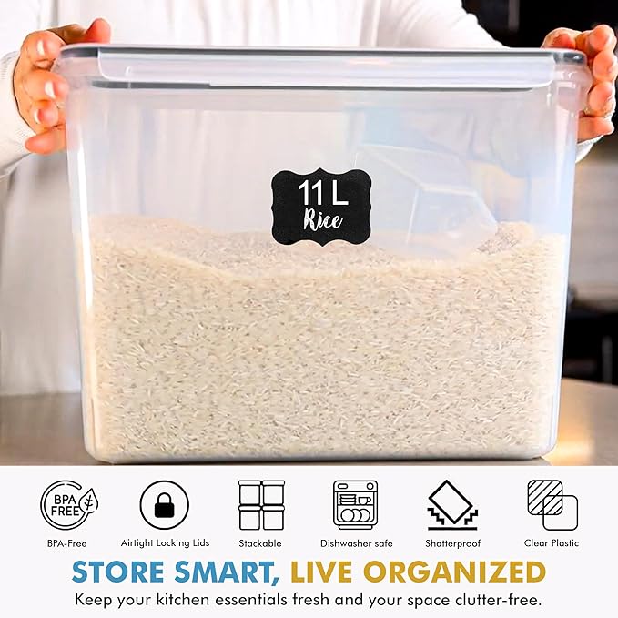 Shazo 2 PC Flour Sugar Storage Containers
